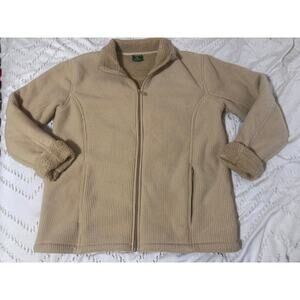 Cabela’s Ribbed Fleece Jacket with Sherpa Lining size XL